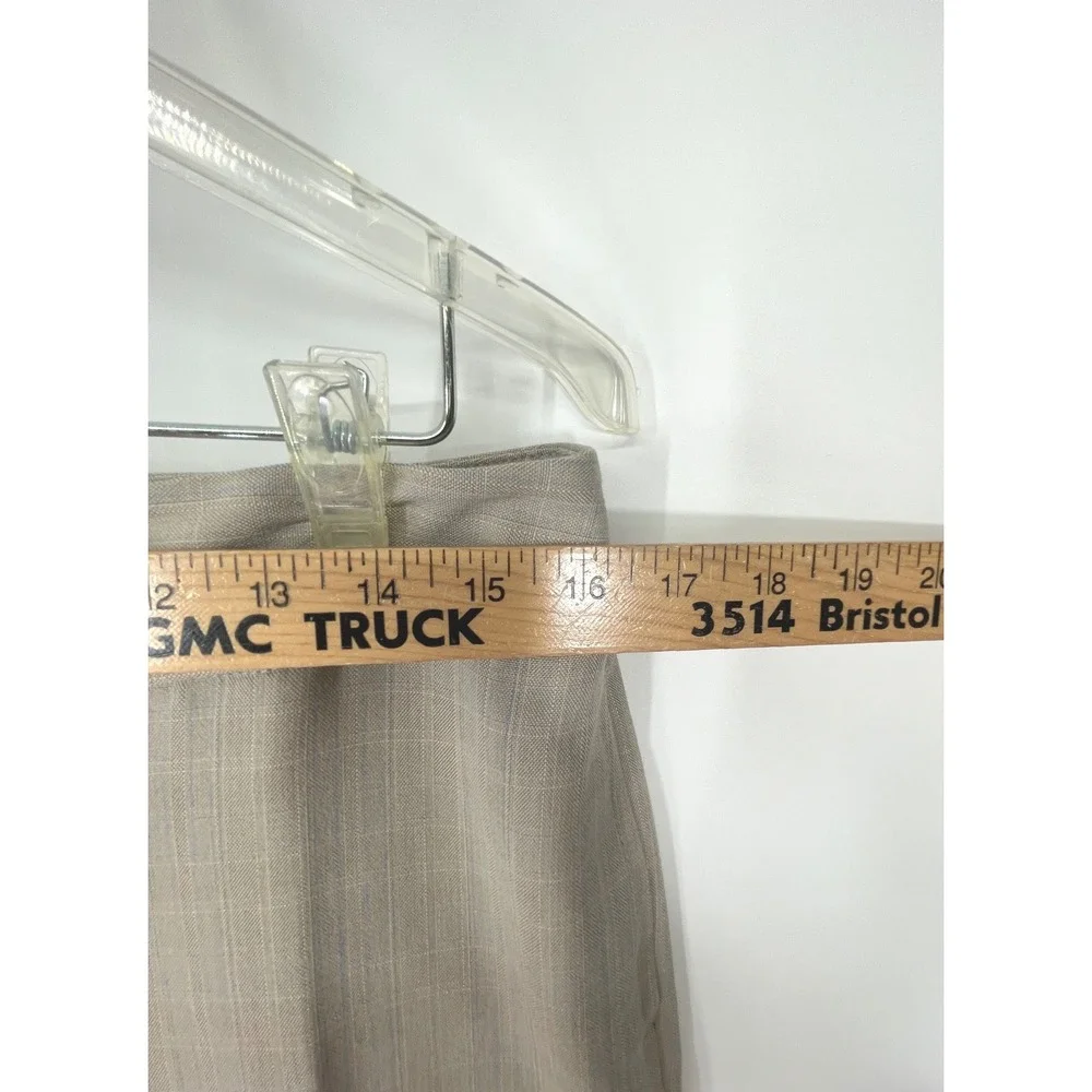 Rafaella Women Pants Lot of 2 Size 10P Dress Tapered Navy Blue Tan Plaid Bundle‎